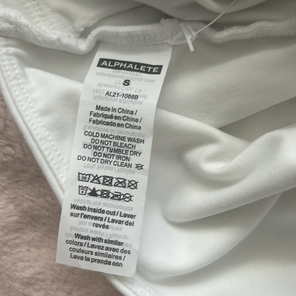 Alphalete Asymmetrical Bra - White, Small - Picture 4 of 4
